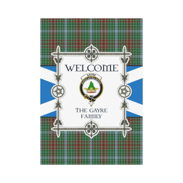 The Gayre Clan Garden Flag, Scottish Tartan The Gayre Clans Garden Flag New Style - Image 2