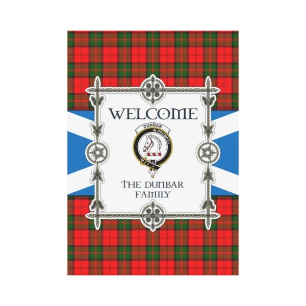 The Dunbar Clan Garden Flag, Scottish Tartan The Dunbar Clans Garden Flag New Style - Image 2