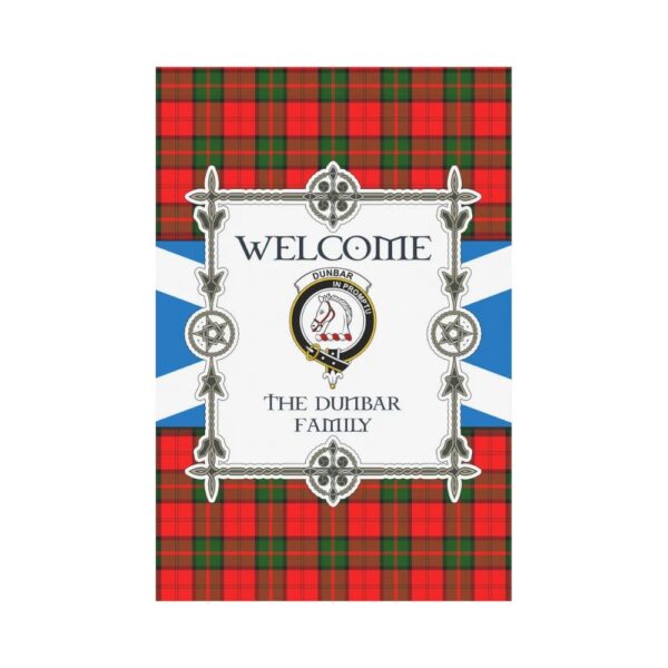 The Dunbar Clan Garden Flag, Scottish Tartan The Dunbar Clans Garden Flag New Style