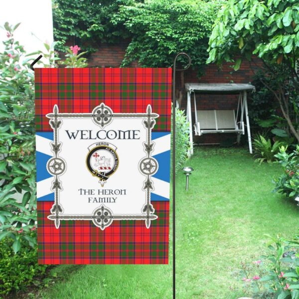 The Heron Clan Garden Flag, Scottish Tartan The Heron Clans Garden Flag New Style - Image 4