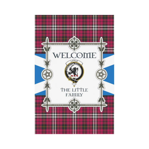 The Little 2 Clan Garden Flag, Scottish Tartan The Little 2 Clans Garden Flag New Style - Image 2