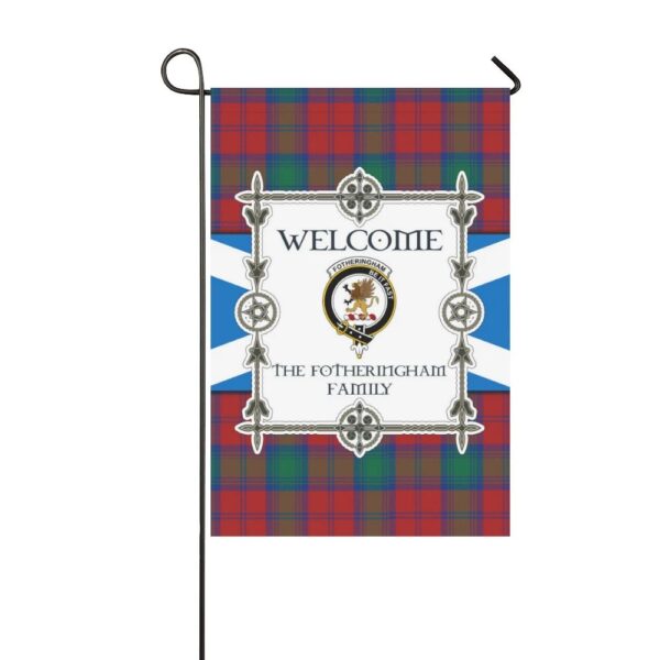 The Fotheringham Clan Garden Flag, Scottish Tartan The Fotheringham Clans Garden Flag New Style - Image 3