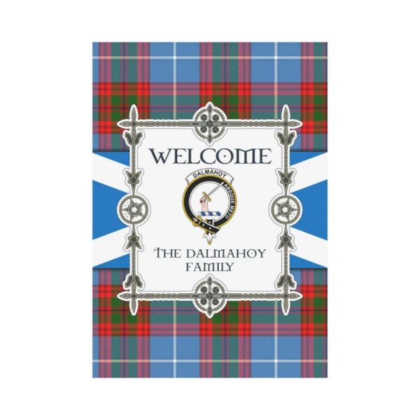 The Dalmahoy Clan Garden Flag, Scottish Tartan The Dalmahoy Clans Garden Flag New Style