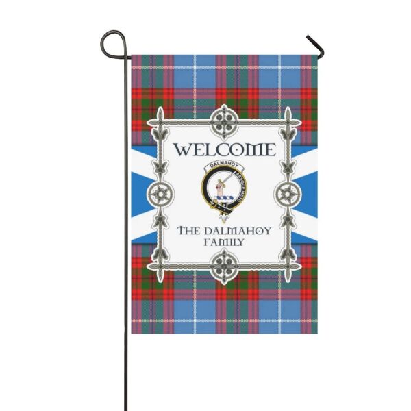 The Dalmahoy Clan Garden Flag, Scottish Tartan The Dalmahoy Clans Garden Flag New Style - Image 3