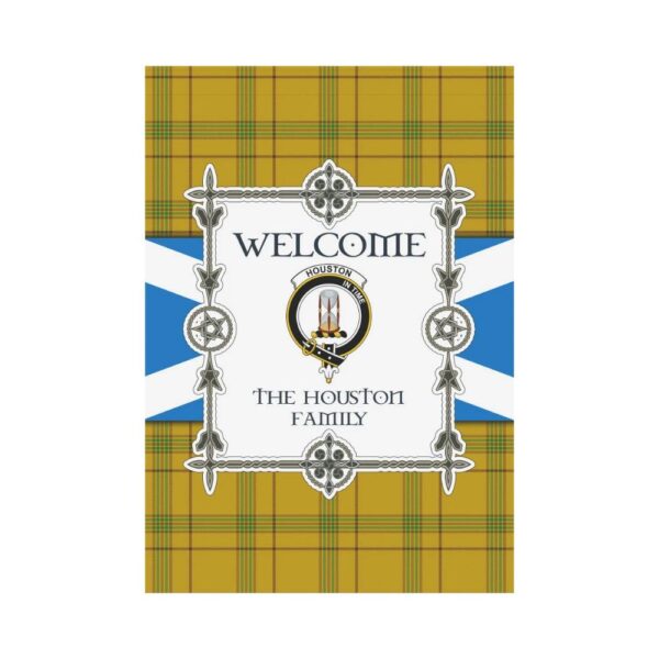 The Houston Clan Garden Flag, Scottish Tartan The Houston Clans Garden Flag New Style - Image 2