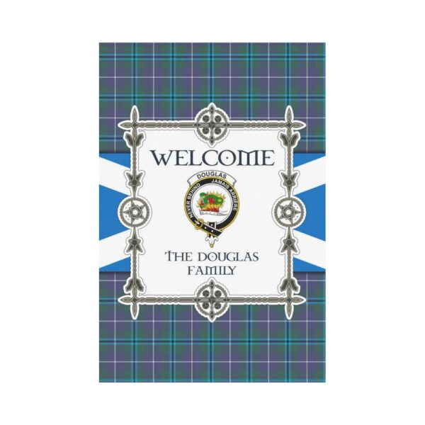 The Douglas Clan Garden Flag, Scottish Tartan The Douglas Clans Garden Flag New Style