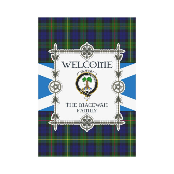 The Macewan Clan Garden Flag, Scottish Tartan The Macewan Clans Garden Flag New Style - Image 2