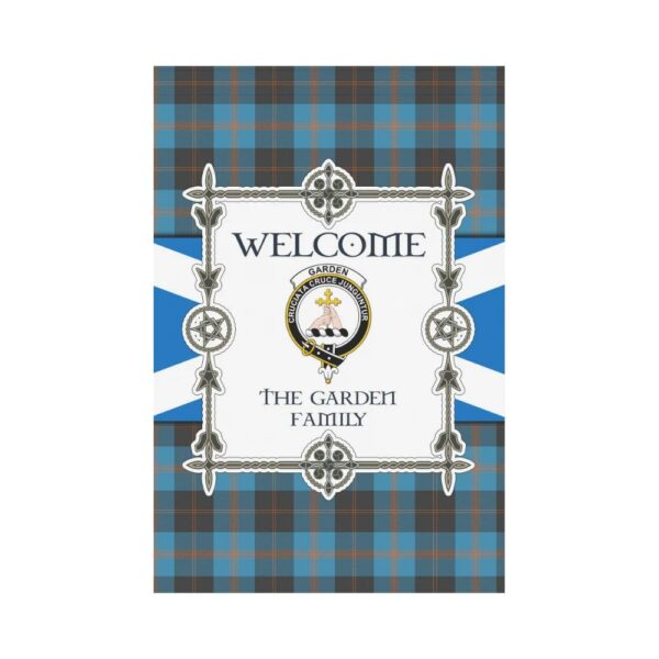 The Garden Clan Garden Flag, Scottish Tartan The Garden Clans Garden Flag New Style