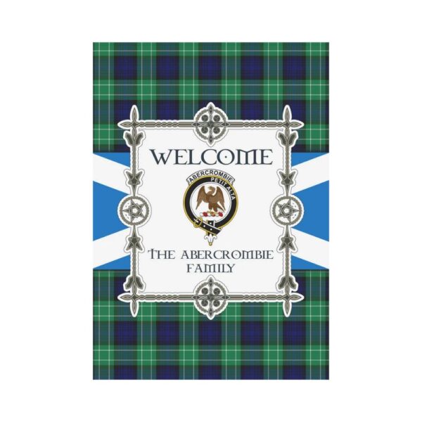 The Abercrombie Clan Garden Flag, Scottish Tartan The Abercrombie Clans Garden Flag New Style - Image 2