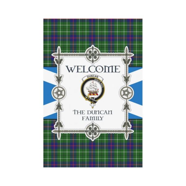 The Duncan Clan Garden Flag, Scottish Tartan The Duncan Clans Garden Flag New Style