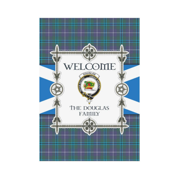 The Douglas Clan Garden Flag, Scottish Tartan The Douglas Clans Garden Flag New Style - Image 2