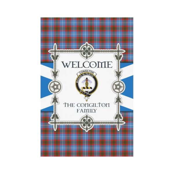 The Congilton Clan Garden Flag, Scottish Tartan The Congilton Clans Garden Flag New Style - Image 2