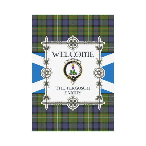 The Ferguson Clan Garden Flag, Scottish Tartan The Ferguson Clans Garden Flag New Style - Image 2