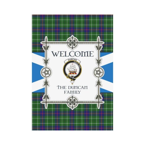 The Duncan Clan Garden Flag, Scottish Tartan The Duncan Clans Garden Flag New Style - Image 2