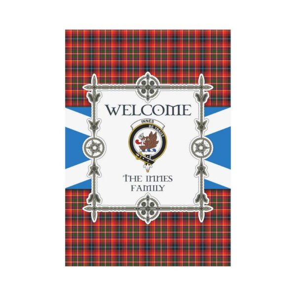 The Innes Clan Garden Flag, Scottish Tartan The Innes Clans Garden Flag New Style - Image 2