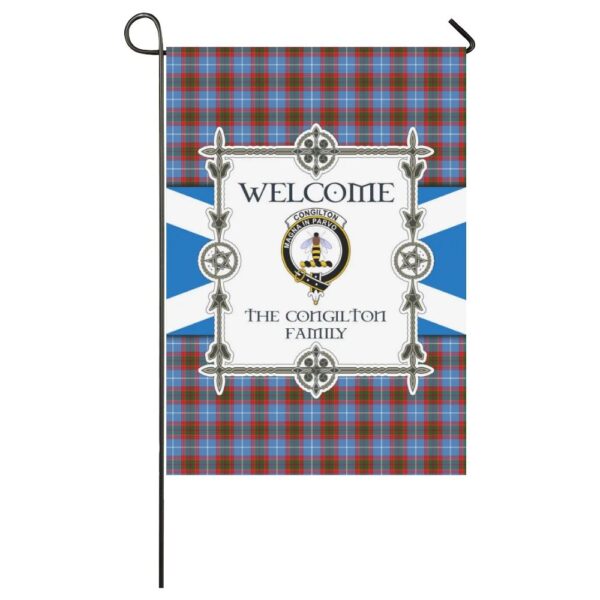 The Congilton Clan Garden Flag, Scottish Tartan The Congilton Clans Garden Flag New Style - Image 3