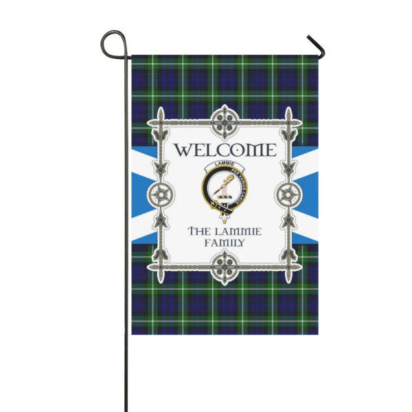 The Lammie Clan Garden Flag, Scottish Tartan The Lammie Clans Garden Flag New Style - Image 3