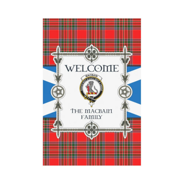 The Macbain Clan Garden Flag, Scottish Tartan The Macbain Clans Garden Flag New Style - Image 2