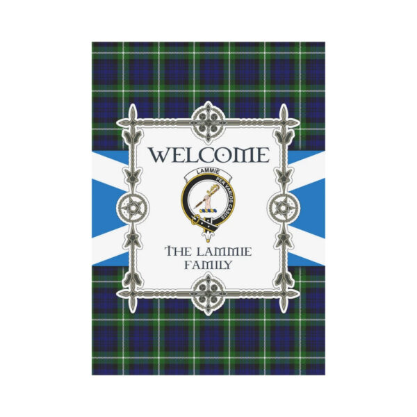 The Lammie Clan Garden Flag, Scottish Tartan The Lammie Clans Garden Flag New Style - Image 2