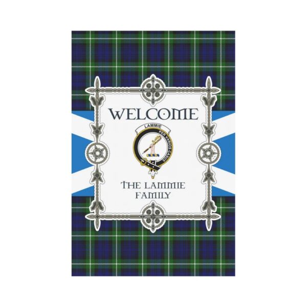 The Lammie Clan Garden Flag, Scottish Tartan The Lammie Clans Garden Flag New Style