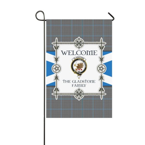 The Gladstone Clan Garden Flag, Scottish Tartan The Gladstone Clans Garden Flag New Style - Image 3