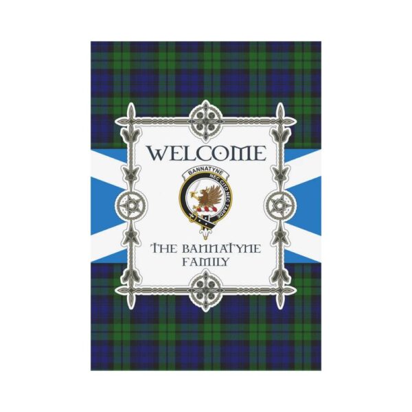 The Bannatyne Clan Garden Flag, Scottish Tartan The Bannatyne Clans Garden Flag New Style - Image 2