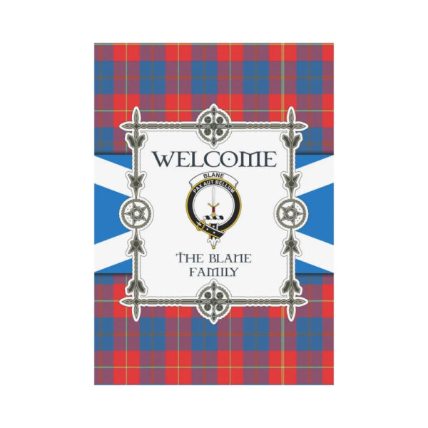 The Blane Clan Garden Flag, Scottish Tartan The Blane Clans Garden Flag New Style - Image 2