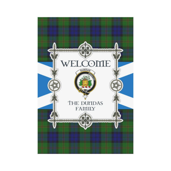 The Dundas Clan Garden Flag, Scottish Tartan The Dundas Clans Garden Flag New Style - Image 2