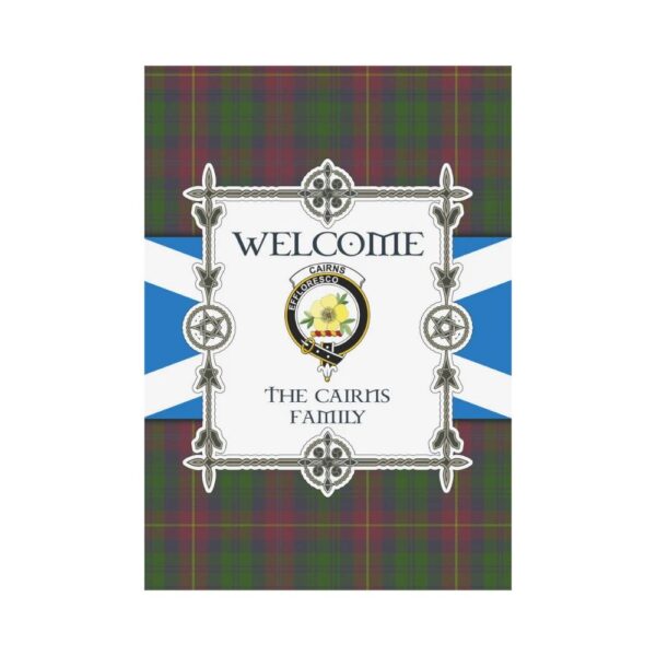 The Cairns Clan Garden Flag, Scottish Tartan The Cairns Clans Garden Flag New Style - Image 2