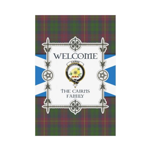 The Cairns Clan Garden Flag, Scottish Tartan The Cairns Clans Garden Flag New Style