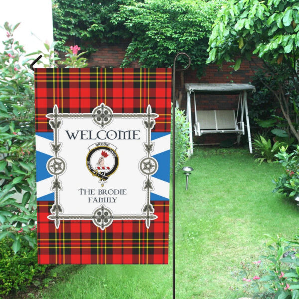 The Brodie Clan Garden Flag, Scottish Tartan The Brodie Clans Garden Flag New Style - Image 4