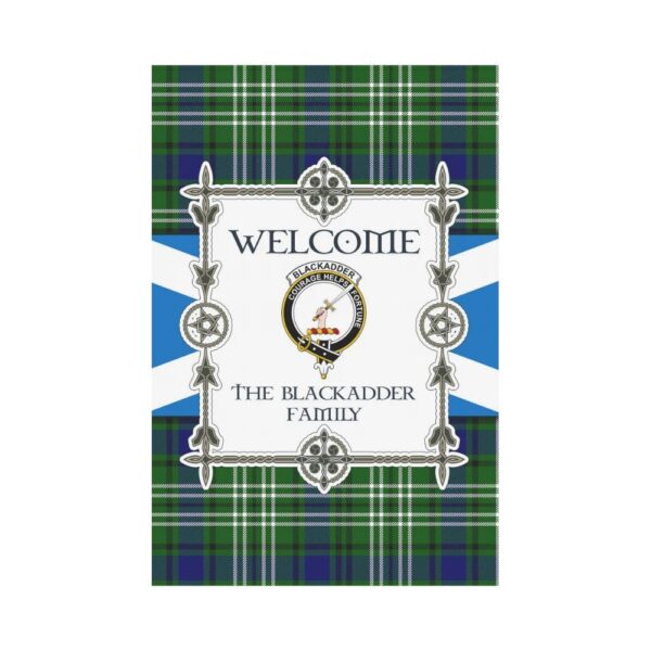 The Blackadder Clan Garden Flag, Scottish Tartan The Blackadder Clans Garden Flag New Style