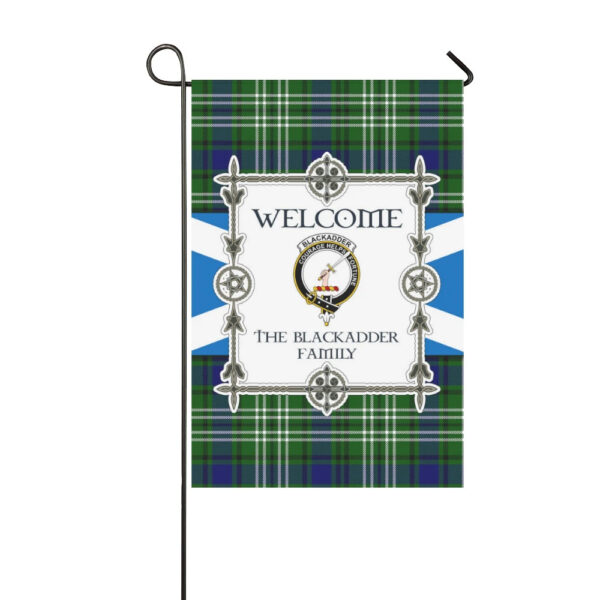 The Blackadder Clan Garden Flag, Scottish Tartan The Blackadder Clans Garden Flag New Style - Image 3