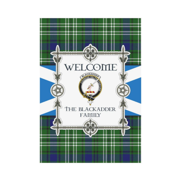 The Blackadder Clan Garden Flag, Scottish Tartan The Blackadder Clans Garden Flag New Style - Image 2