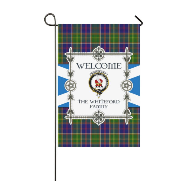 The Whiteford Clan Garden Flag, Scottish Tartan The Whiteford Clans Garden Flag New Style - Image 3