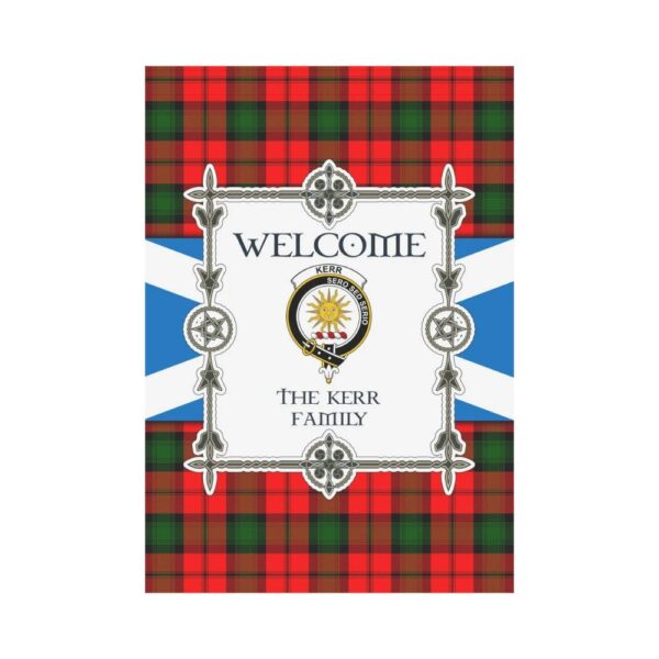 The Kerr Clan Garden Flag, Scottish Tartan The Kerr Clans Garden Flag New Style - Image 2