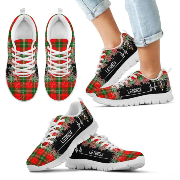 Lennox Modern Clan Sneaker, Scottish Tartan Lennox Modern Clans Sneaker Heartbeat Style - Image 5