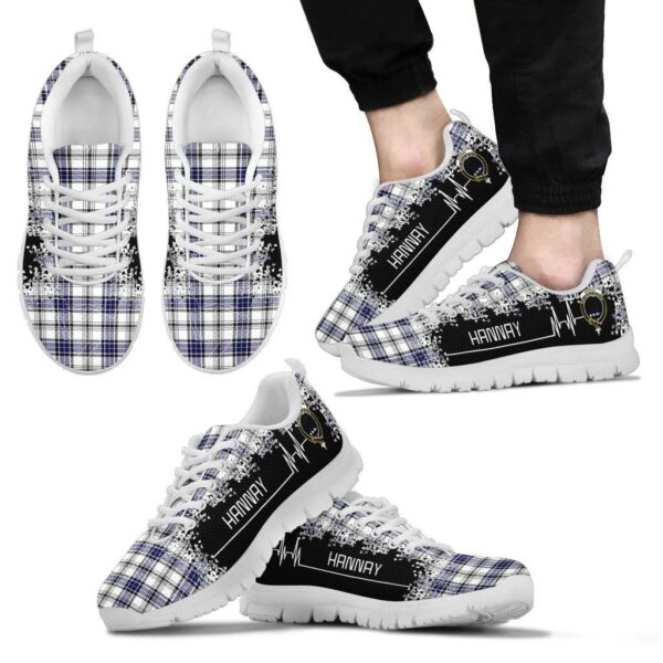 Hannay Modern Clan Sneaker, Scottish Tartan Hannay Modern Clans Sneaker Heartbeat Style