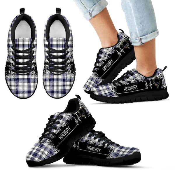 Hannay Modern Clan Sneaker, Scottish Tartan Hannay Modern Clans Sneaker Heartbeat Style - Image 6