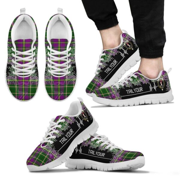 Taylor Clan Sneaker, Scottish Tartan Taylor Clans Sneaker Heartbeat Style