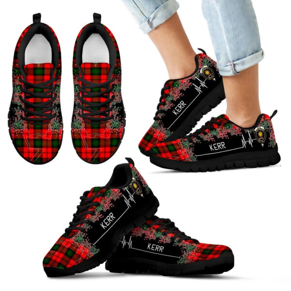 Kerr Modern Clan Sneaker, Scottish Tartan Kerr Modern Clans Sneaker Heartbeat Style - Image 6