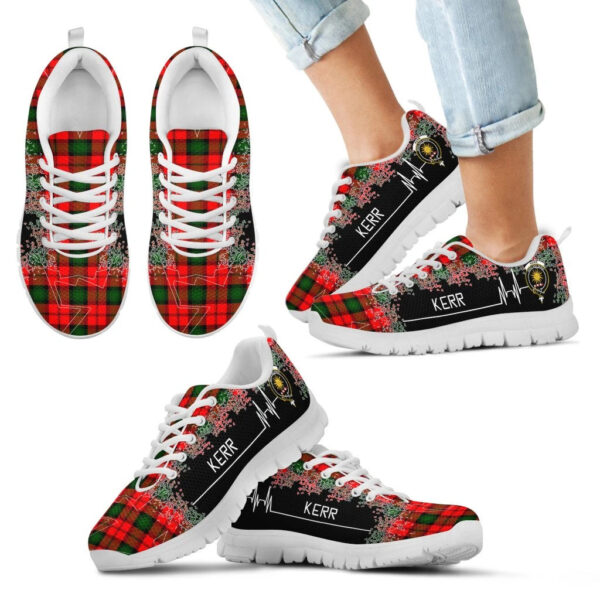 Kerr Modern Clan Sneaker, Scottish Tartan Kerr Modern Clans Sneaker Heartbeat Style - Image 5