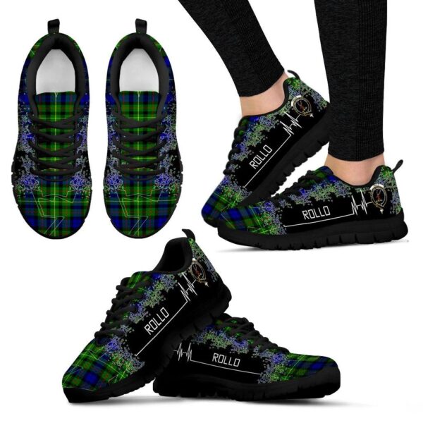 Rollo Modern Clan Sneaker, Scottish Tartan Rollo Modern Clans Sneaker Heartbeat Style - Image 4