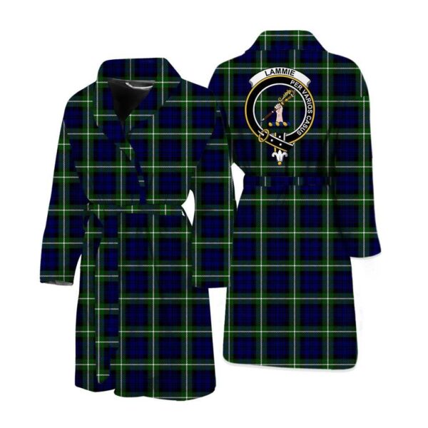 ScotClans Lammie Men Bathrobe - Lammie Bathrobe Badge