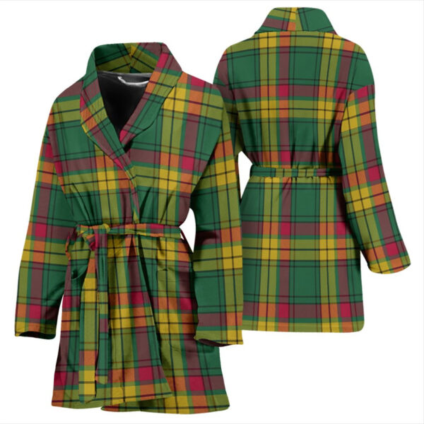 ScotClans MacMillan Old Ancient Bathrobe, Women Tartan Plaid Bathrobe - Image 3