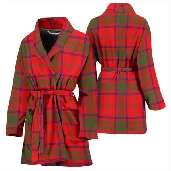 ScotClans Ross Modern Bathrobe, Women Tartan Plaid Bathrobe - Image 3