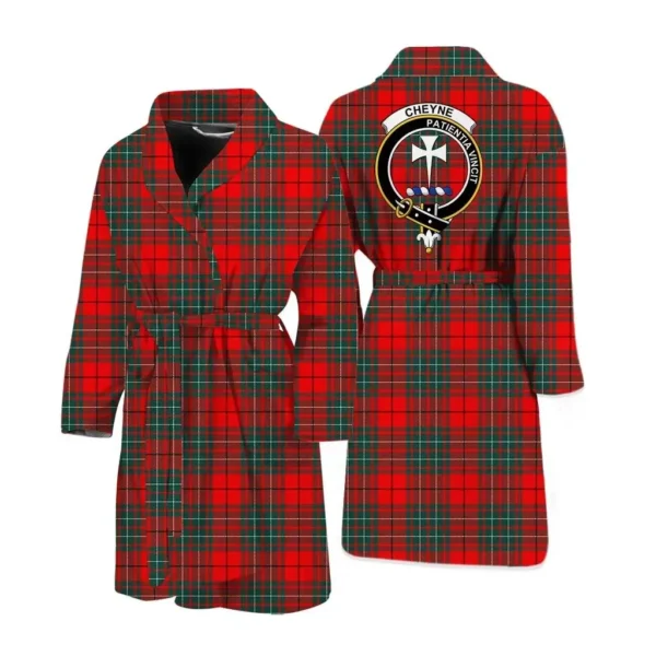 ScotClans Cheyne Men Bathrobe - Cheyne Bathrobe Badge