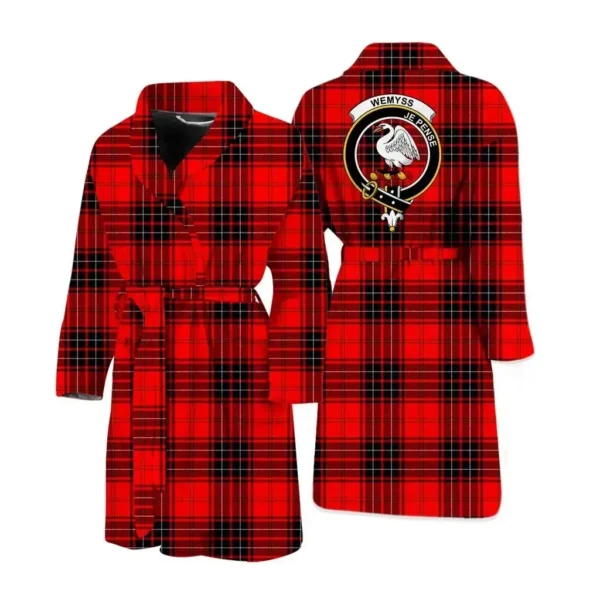 ScotClans Wemyss Men Bathrobe - Wemyss Bathrobe Badge