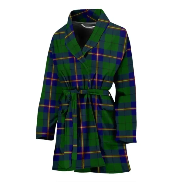 ScotClans Carmichael Modern Bathrobe, Women Tartan Plaid Bathrobe