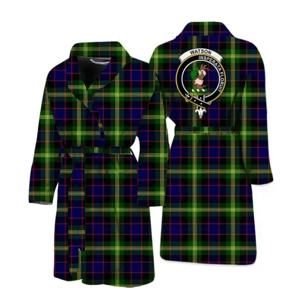 ScotClans Watson Men Bathrobe - Watson Bathrobe Badge